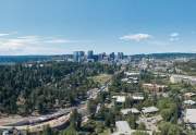 Bellevue Washington USA - City Skyline Panoramic Aerial View